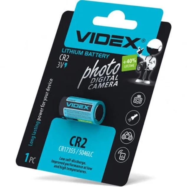 Батарейка літієва Videx K/CR2 Max (29770099) Батарейка літієва Videx K/CR2 Max (29770099)
