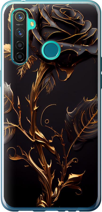 Чехол на Realme 5 Pro Роза 3 (5552u-1861-42517)