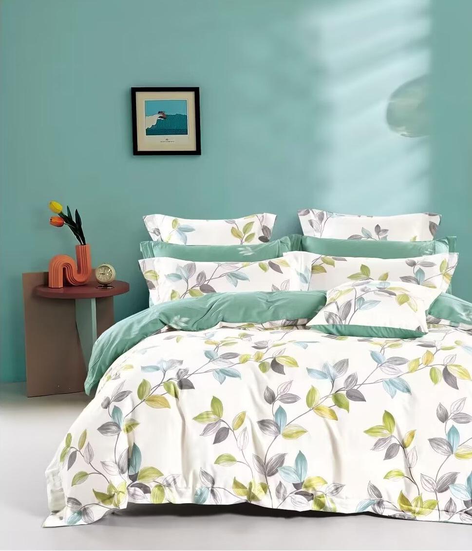 Комплект постільної білизни Soho Євро Elle 200x230 см Twigs Green (UG-A130212)