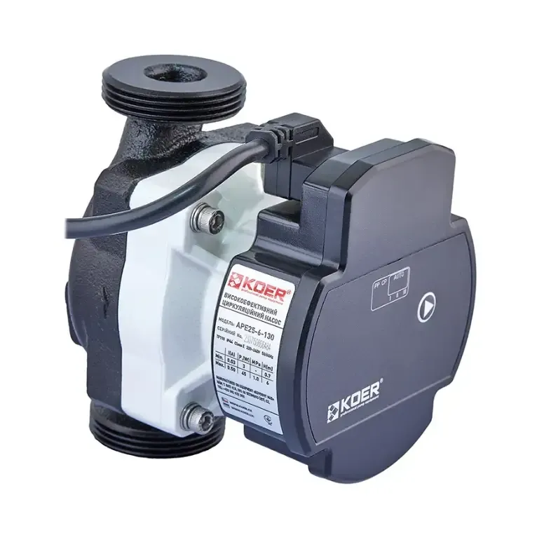 Циркуляционный насос энергосберегающий частотный KOER APE 25/6-130