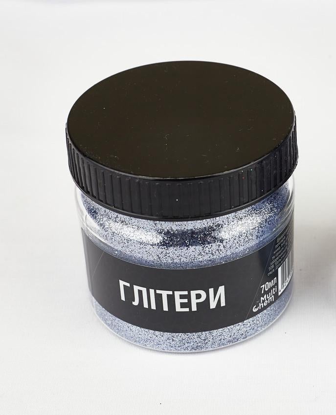 Глітер 848 1/128 70 мл Льодяний блакитний (078482)