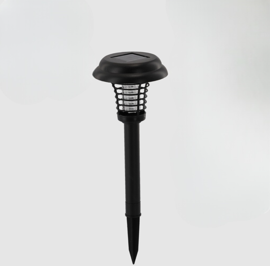 Фонарь солнечный Garden Line SOL6117 садовый для освещения и уничтожения насекомых 13,8x13,8x42 см