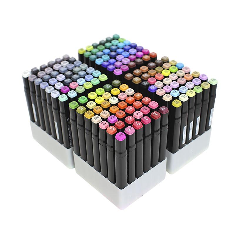 Набор cкетч маркеров Lesko 168 цветов №123 - фото 2