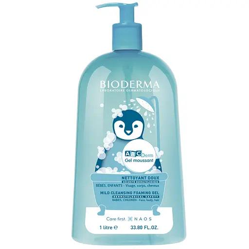Гель для купання дітей BIODERMA ABCDerm Mild Foaming Cleanser 1 л (028819X)