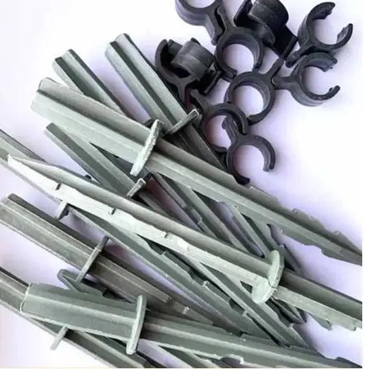 Комплект для парочка-теплицы LofTerno колышки 20/клипсы 20 (27883057) - фото 1