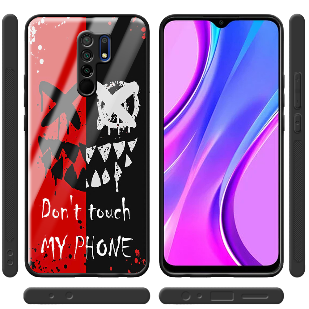 Чехол BoxFace Xiaomi Redmi 9 Bad Smile Черный силикон со стеклом (40233-up2468-40865) - фото 2