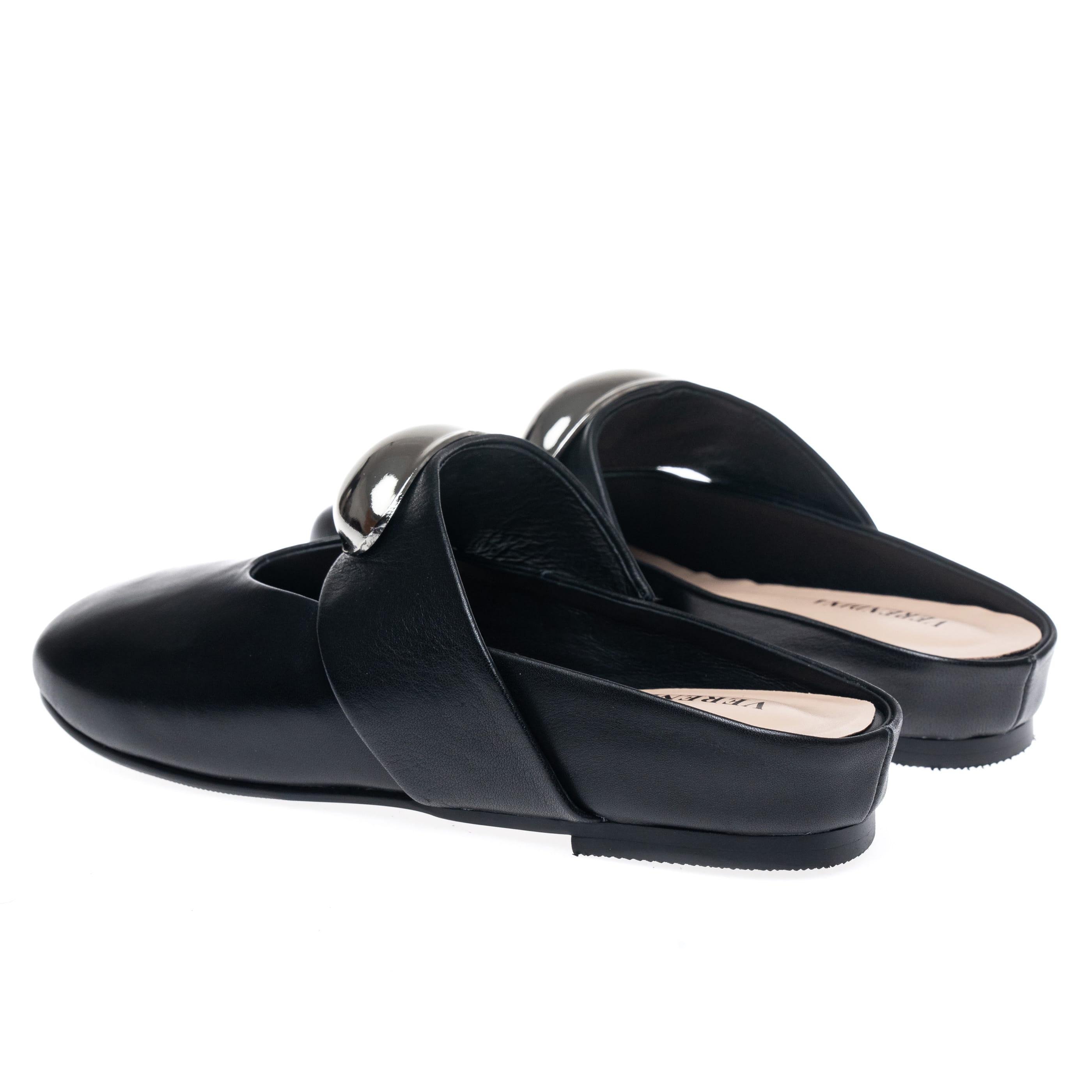 Мюли Verendina 01600 р. 36 Черный (104363756) - фото 4 Мюли Verendina 01600 р. 36 Черный (104363756) - фото 4