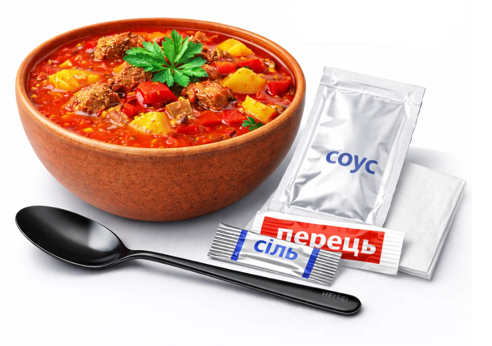 Сет Бограч в реторт-пакуванні/прибори та соус 400 г