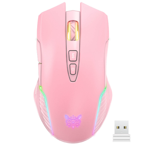 Мышь ONIKUMA Gaming wireless CW905 2.4 ГГц Pink (547669)