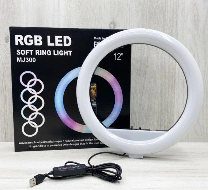 Селфі-кільце з RGB підсвічуванням Soft Ring Light MJ300 (1230) - фото 6