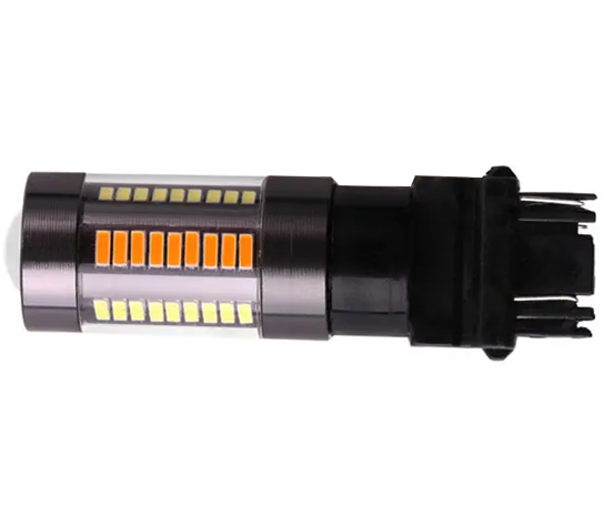 Автомобильная лампа Terra P27/7W 3157 W2,5x16q 4014x66SMD 12V Бело-желтый (1800682947)