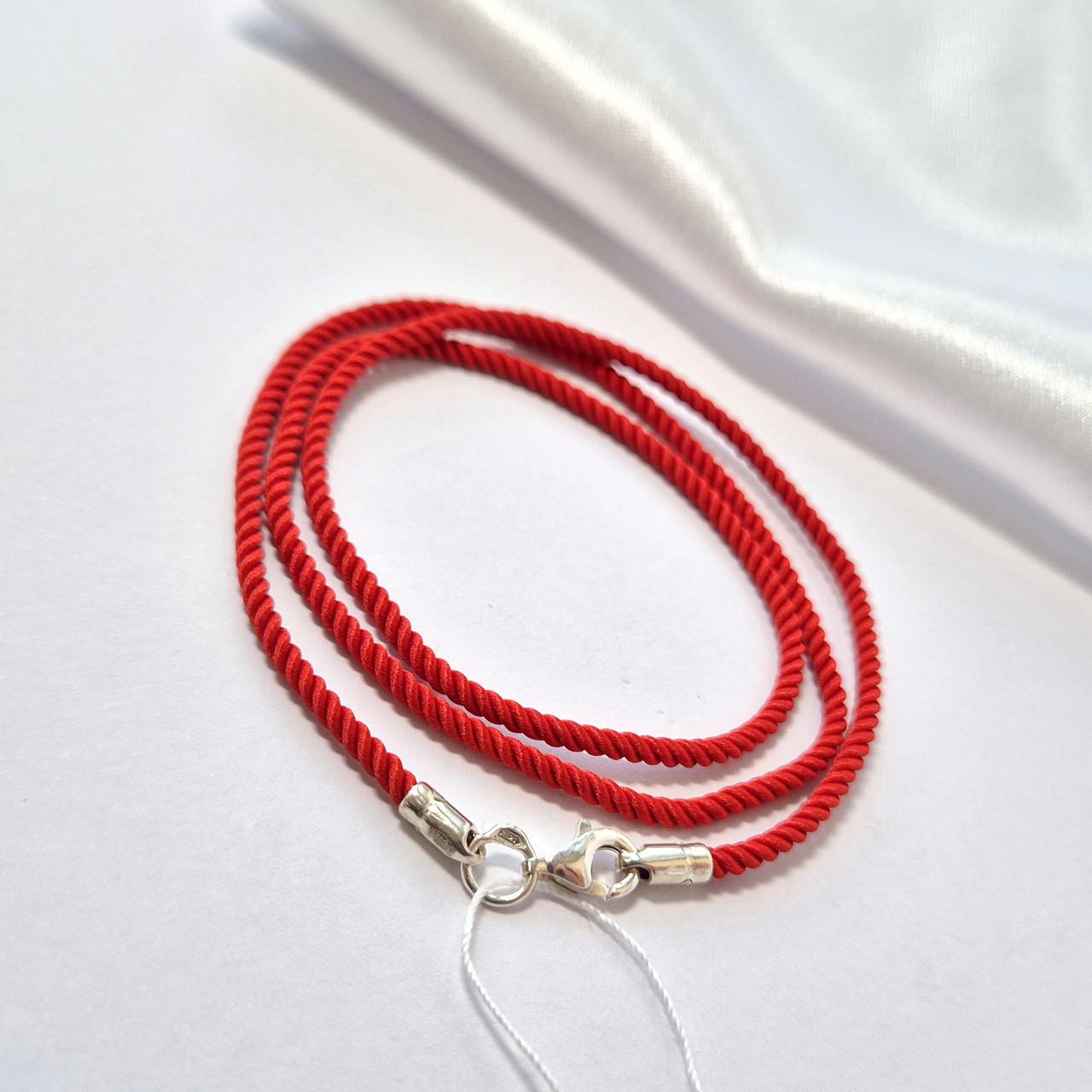 Шнурок на шею шелковый 2 мм 40 см 925 пробы 0,98 г (6010/2) Шнурок на шею шелковый 2 мм 40 см 925 пробы 0,98 г (6010/2)