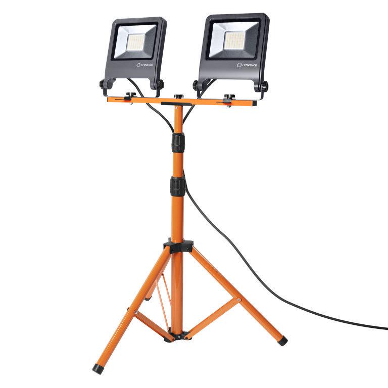 Прожектор Osram Worklight Tripod LED 2x50W 220V 9000lm 4000K 1800x780x680 мм IP65 со штативом (4099854572258) - фото 2 Прожектор Osram Worklight Tripod LED 2x50W 220V 9000lm 4000K 1800x780x680 мм IP65 со штативом (4099854572258) - фото 2