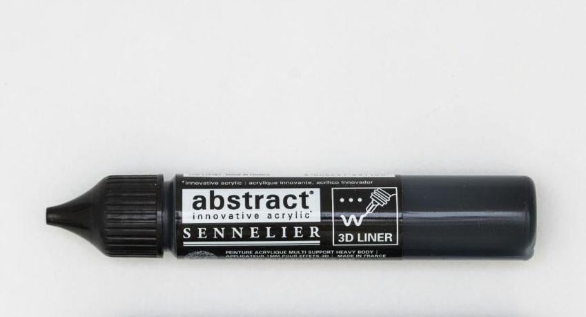 Лінер акриловий Sennelier Abstract 3D 27 мл марс Чорний