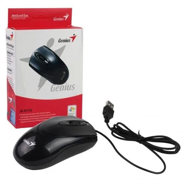 Миша Genius NetScroll Eye G-4110 дротова USB Чорний (27087opti)