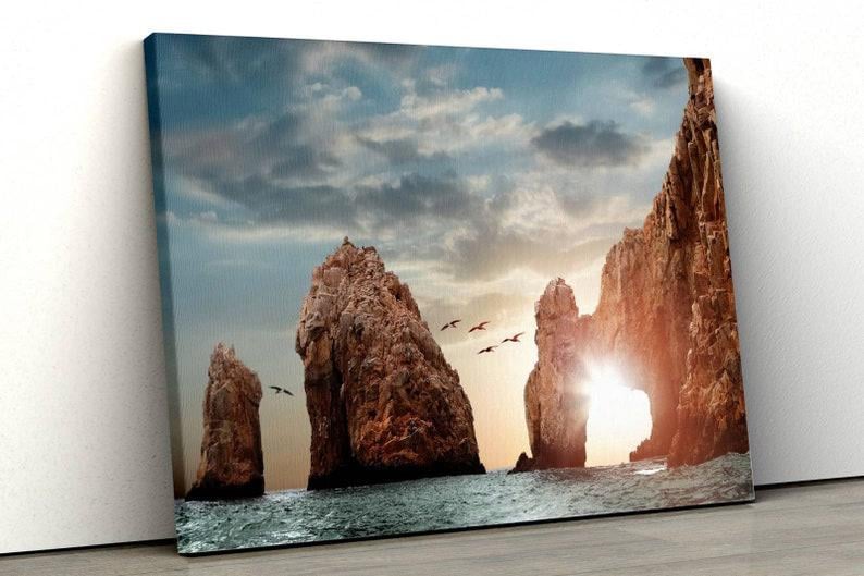 Картина на холсте KIL Art Арка Кабо-Сан-Лукас в Мексике 122x81 см (256)