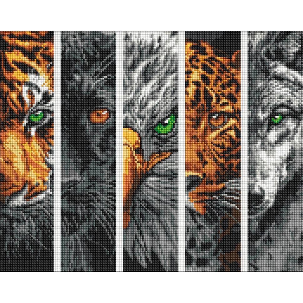 Алмазная мозаика Ideyka Хищники 40x50 см (AMO8046)