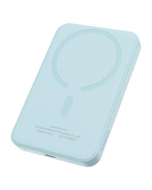 Повербанк Baseus Magnetic Mini 5000 mAh 20 W 2в1 QC3.0+PD3.0 с беспроводной зарядкой Qi 15 W Blue (P10022107313-00) Повербанк Baseus Magnetic Mini 5000 mAh 20 W 2в1 QC3.0+PD3.0 с беспроводной зарядкой Qi 15 W Blue (P10022107313-00)