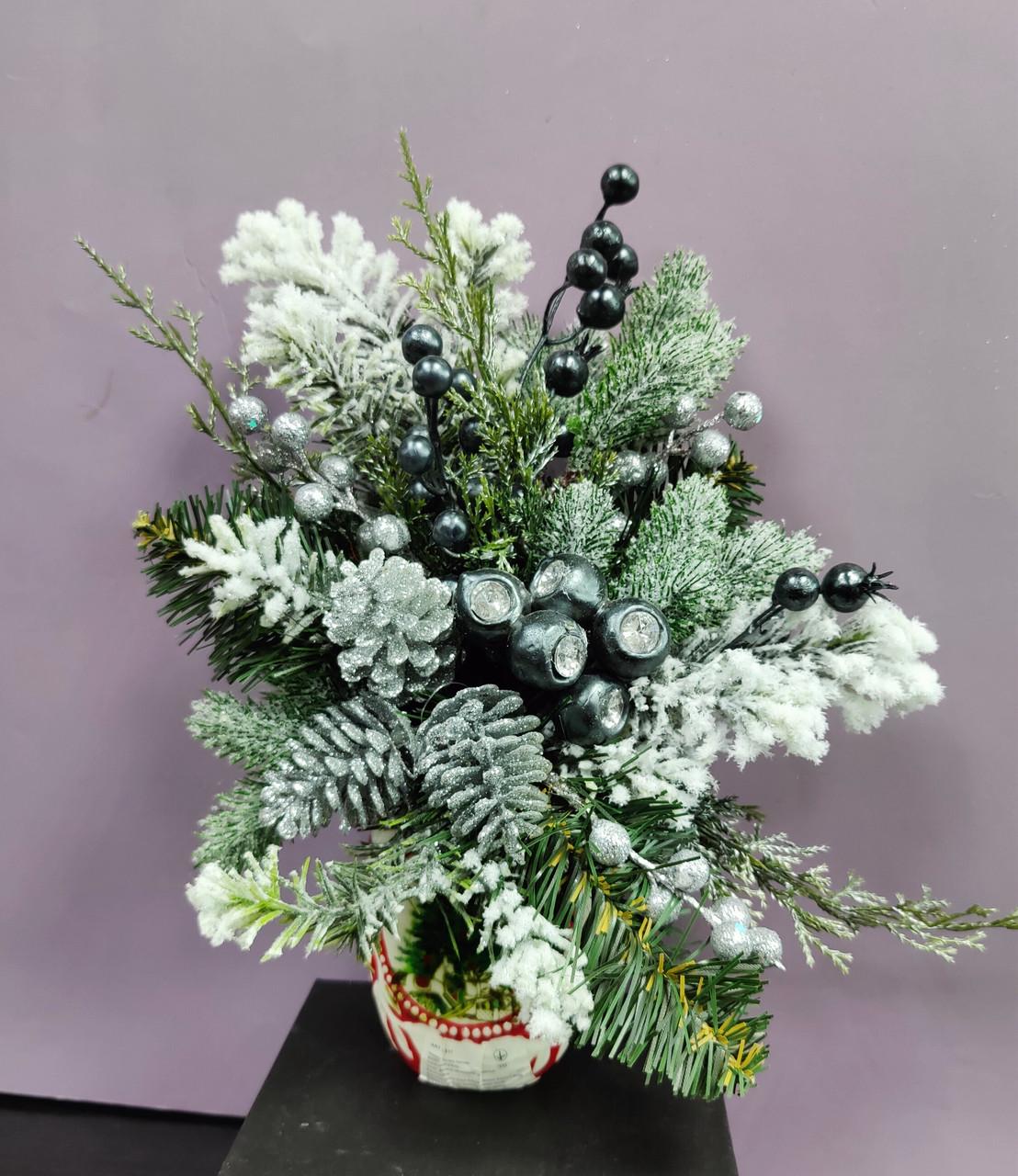 Композиция новогодняя 35x25 см (3010.038) Композиция новогодняя 35x25 см (3010.038)