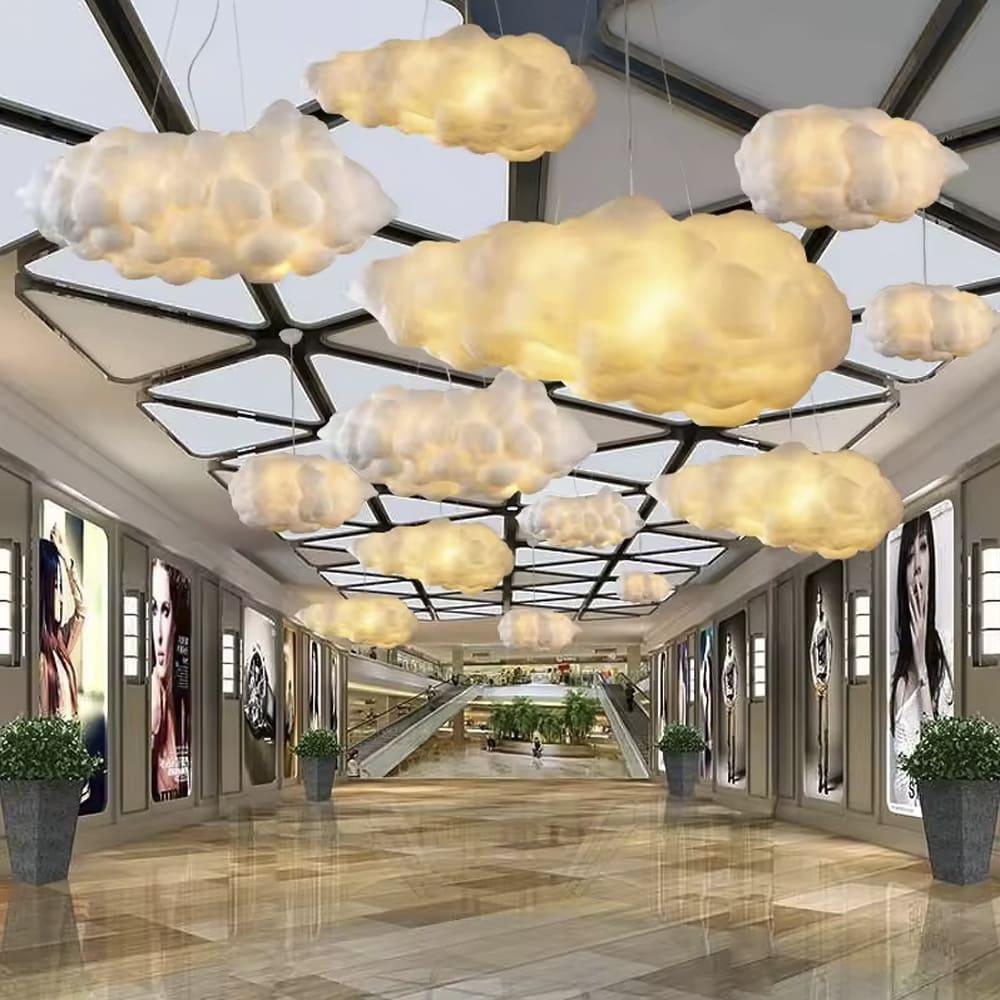 Підвісний світильник із плафоном-хмарою 80 см (MJ213-800) - фото 2 Підвісний світильник із плафоном-хмарою 80 см (MJ213-800) - фото 2