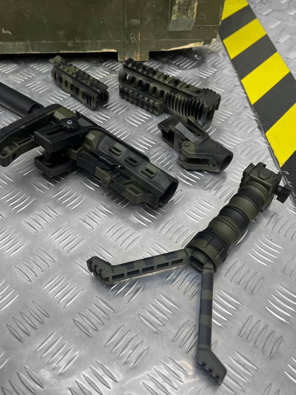 Набор прикладов телескопических Fab Defense GLR-16 Olive - фото 3