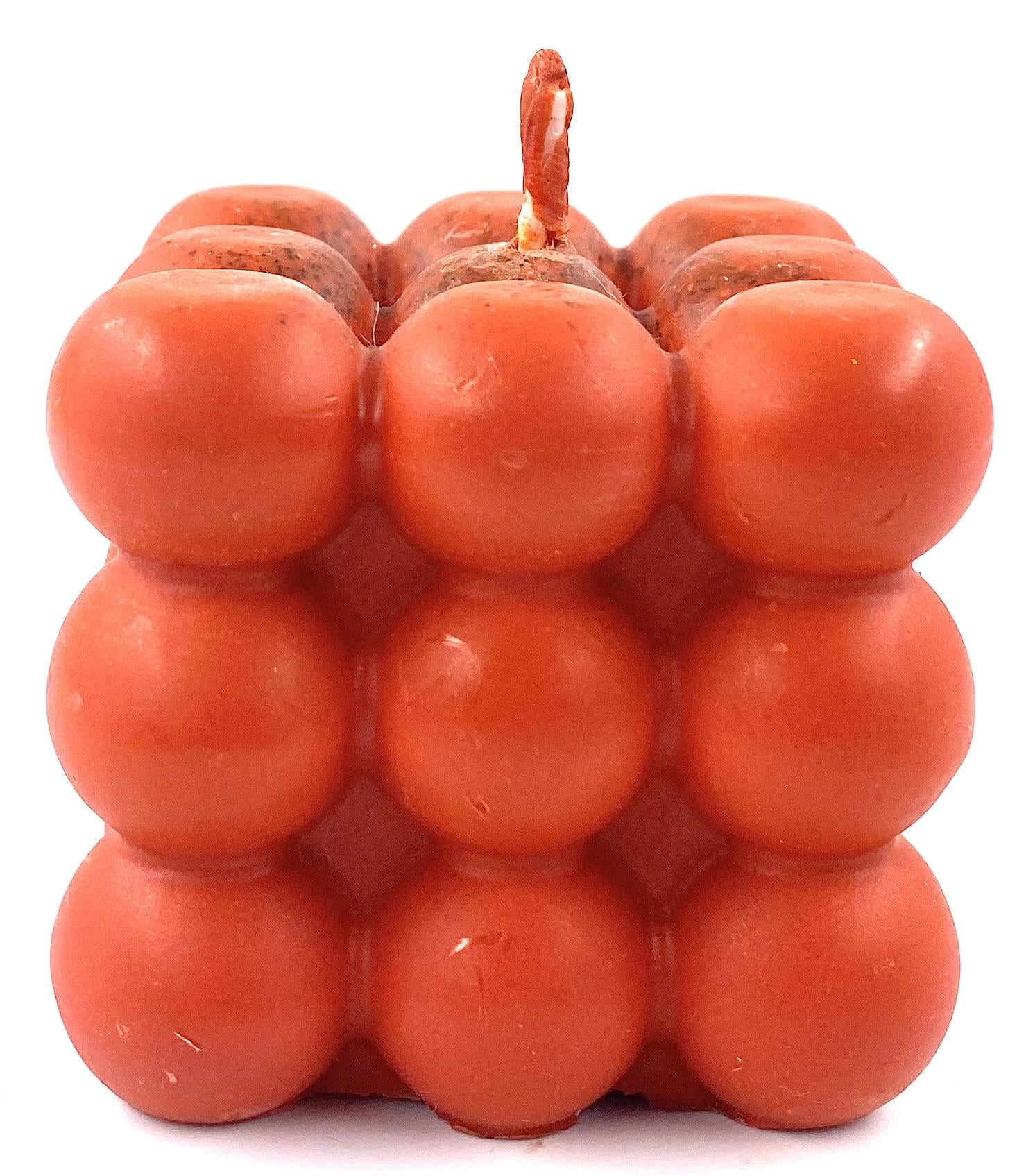 Свеча Куб 5,5 см Оранжевый (1653)