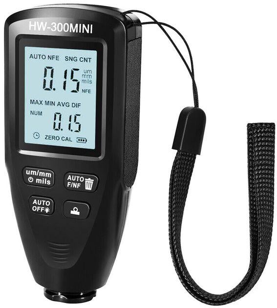 Толщиномер краски цифровой Xiamen HW-300 Mini 0 – 2000 мкм Fe и Nfe (hw300mini) Толщиномер краски цифровой Xiamen HW-300 Mini 0 – 2000 мкм Fe и Nfe (hw300mini)