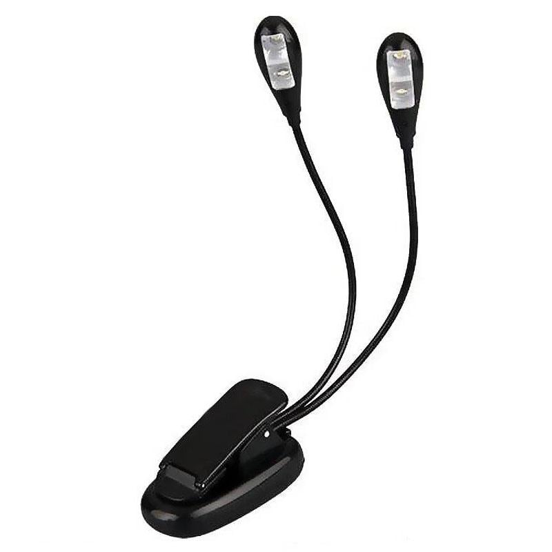 Настільна лампа Solar 4 LED DL-906 світлодіодна Чорний (44101del)