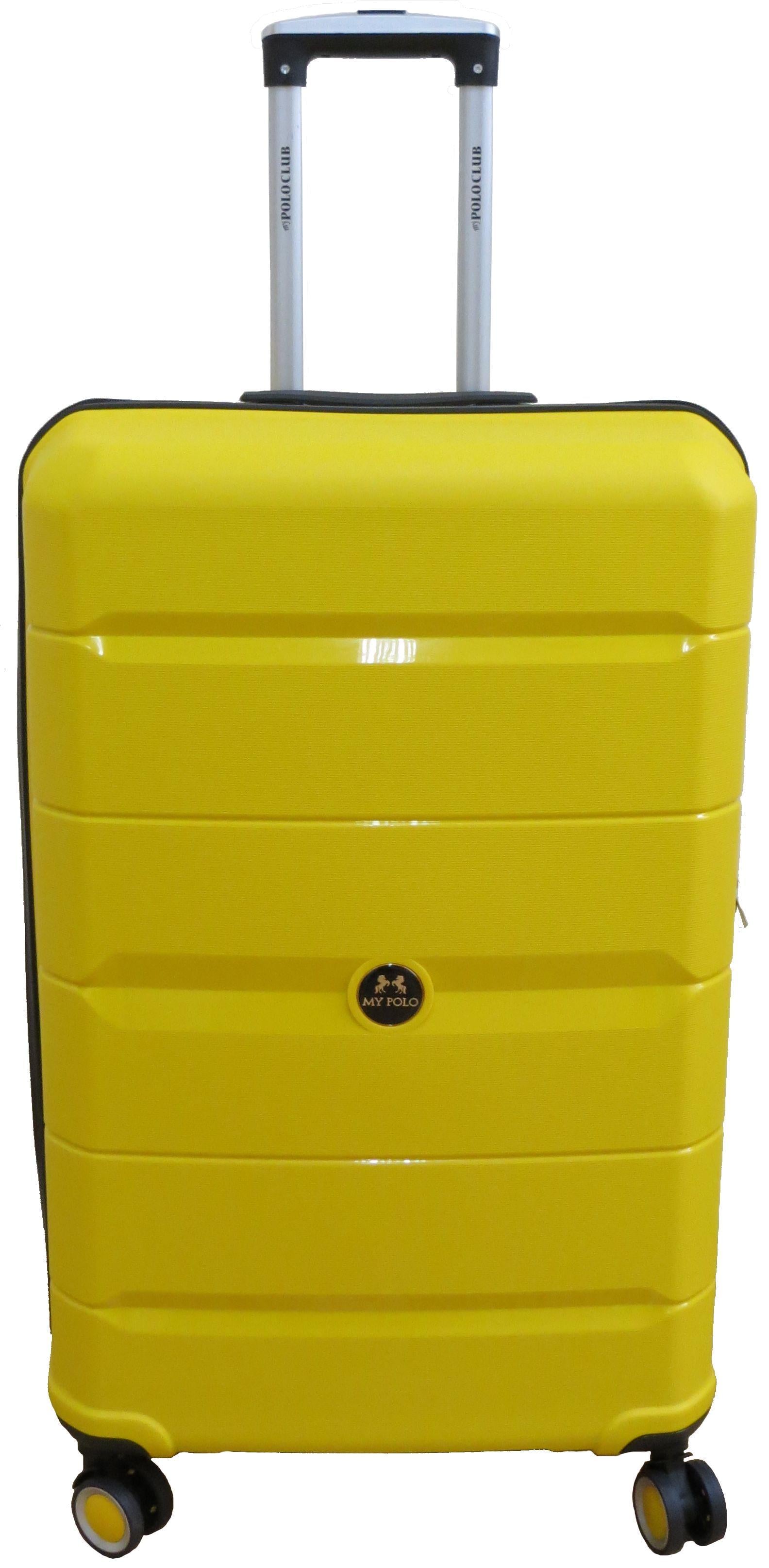 Валіза велика My Polo пластикова 93 л Жовтий (70c05 large yellow)