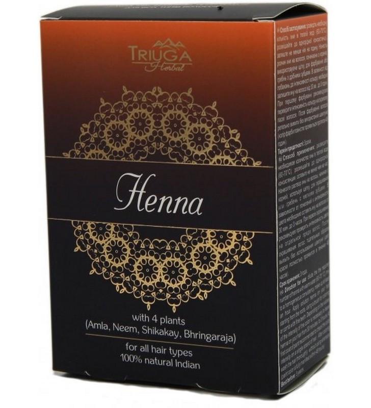 Хна аюрведична TRIUGA Henna коричнева 100 г
