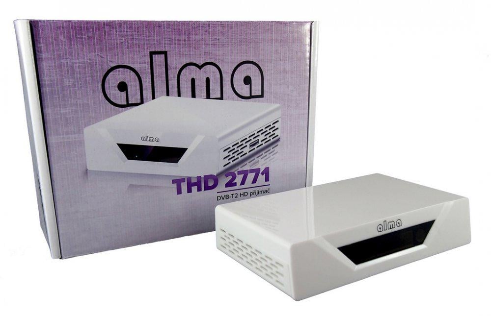 Эфирный цифровой ТВ-ресивер DVB-T2 Alma 2771 THD