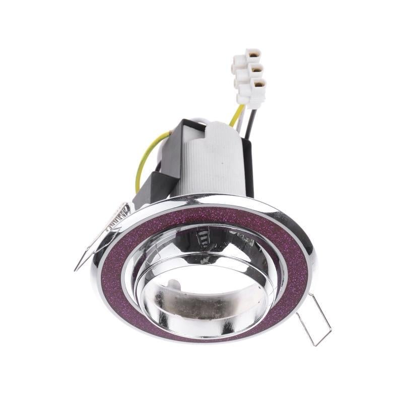 Светильник точечный поворотный RO-50D ShPink/CHR