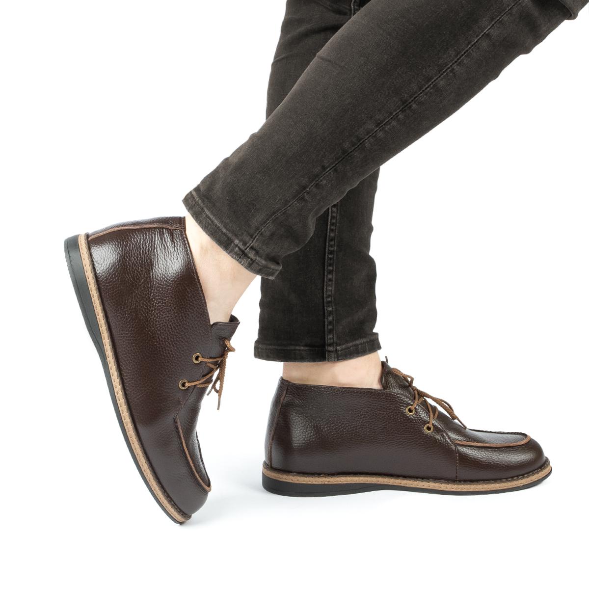 Ботинки мужские демисезонные Oldcom Mason р. 41 Коричневый (2000000033051) - фото 5