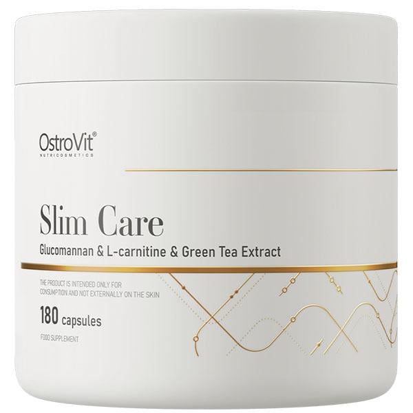 Комплексный жиросжигатель OstroVit Slim Care Glucomannan&L-Carnitine&Green Tea Extract 180 капс. (000026665)