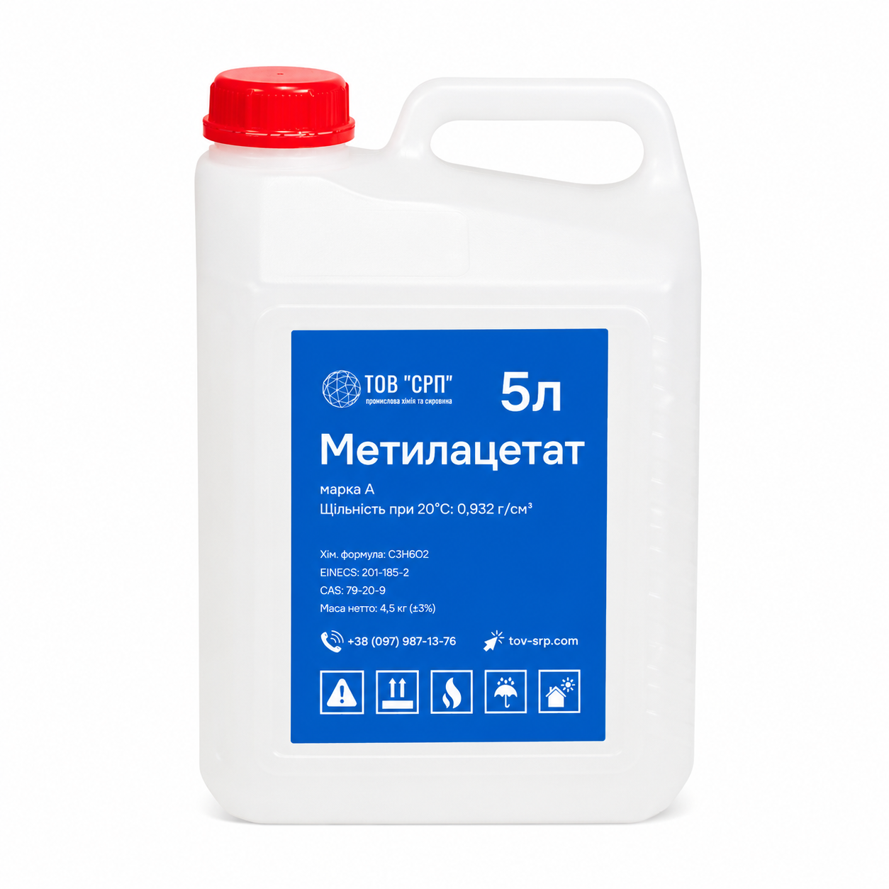 Метилацетат Марка А 5 л (2881036818)