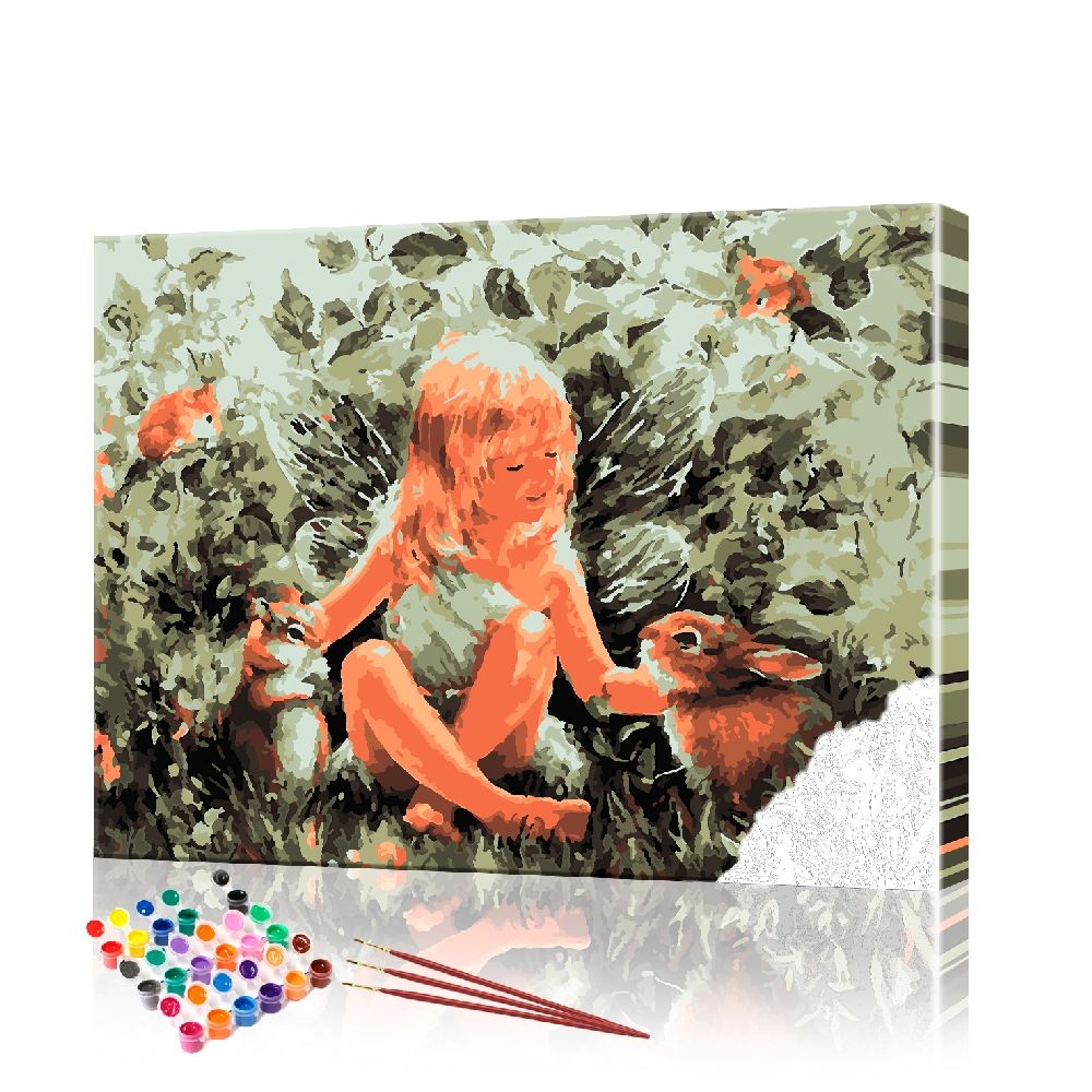 Картина по номерам ArtSale Лесной эльф PBN0507 40х50 см