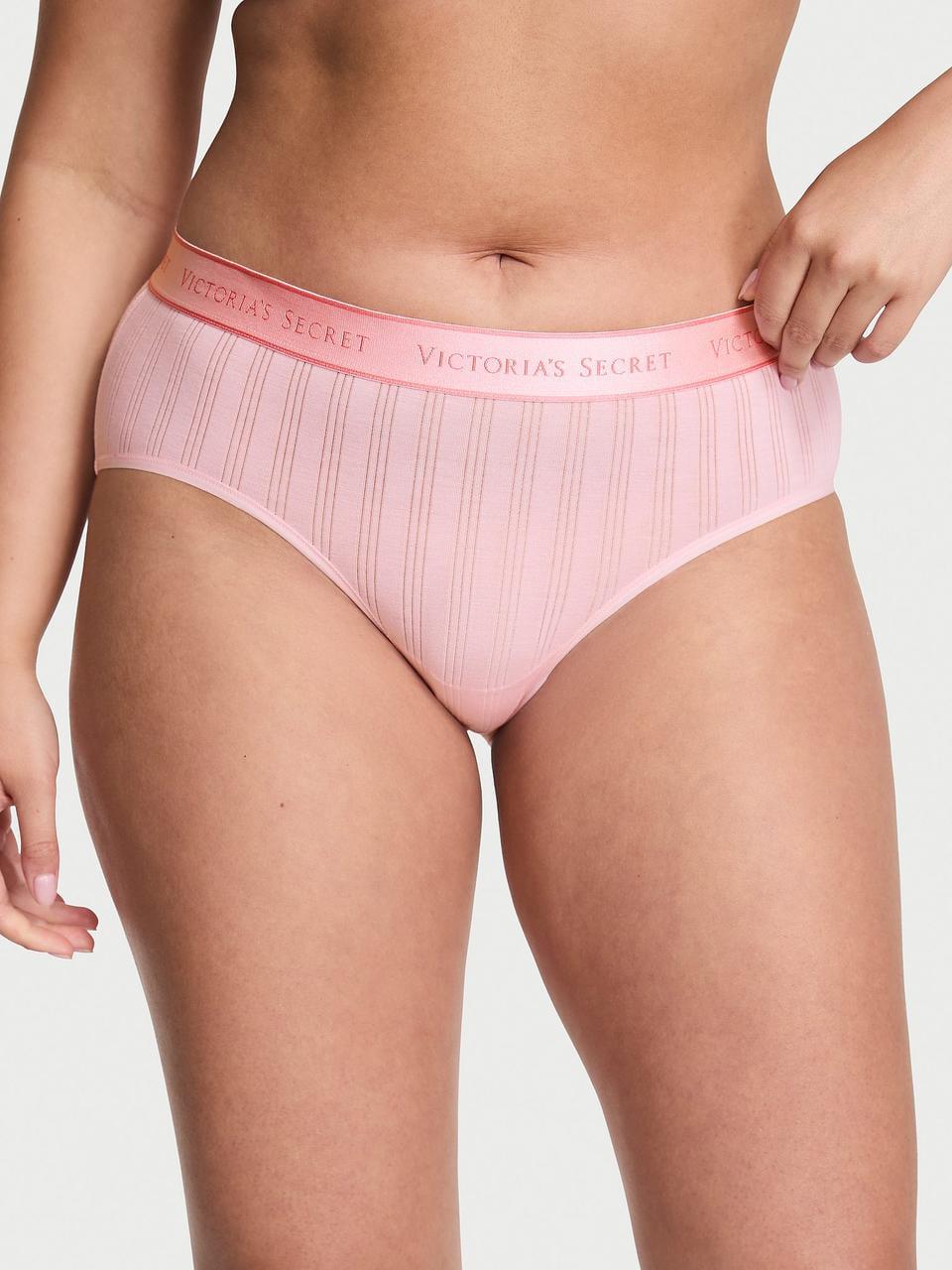 Трусики женские Victoria Secret Ultra-Fine Modal Logo Hiphugger M Розовый (2789291849)