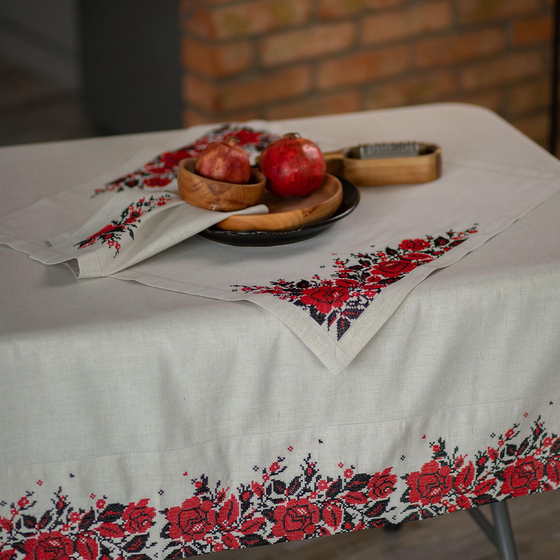 Салфетка Едельвіка Этно мотивы 0,64х0,64 м (292-22/00) - фото 2 Салфетка Едельвіка Этно мотивы 0,64х0,64 м (292-22/00) - фото 2