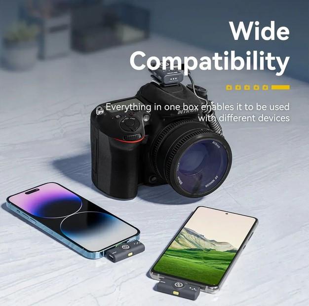 Микрофон петличный Hollyland Lark M2 Combo для iPhone/Android/видеокамеры (2807740418) - фото 9