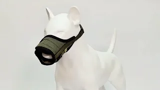 Намордник из сетки для собак Waudog PRO пластиковый фастекс охват морды 14-20 см XS Хаки (689531) - фото 7 Намордник из сетки для собак Waudog PRO пластиковый фастекс охват морды 14-20 см XS Хаки (689531) - фото 7