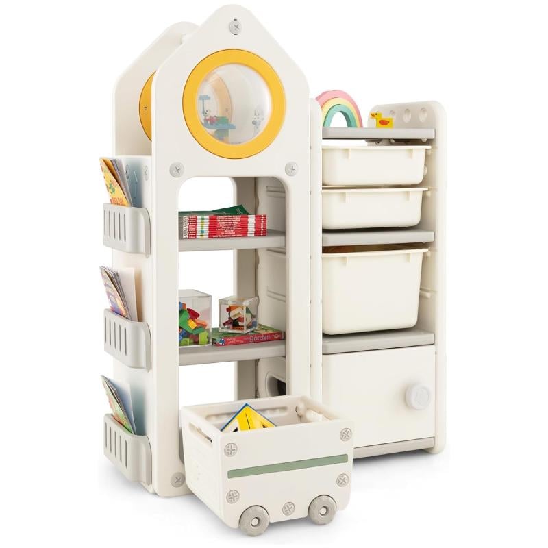 Органайзер для игрушек Lumpurini Leopoldo трехъярусный с детской коляской (ddcebae7) Органайзер для игрушек Lumpurini Leopoldo трехъярусный с детской коляской (ddcebae7)