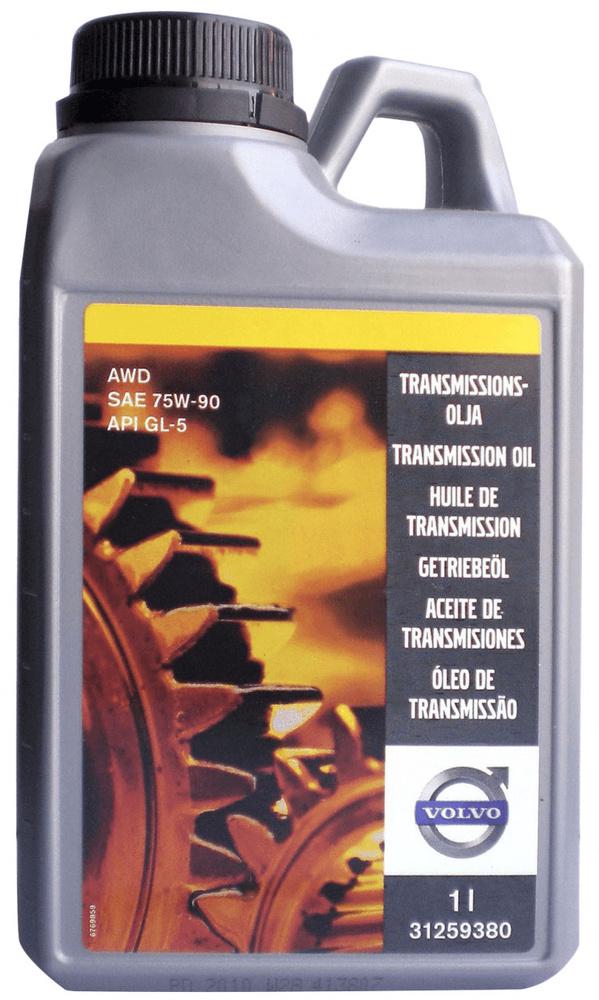Трансмиссионное масло Volvo AWD 75W-90 GL-5 1 л (31259380)