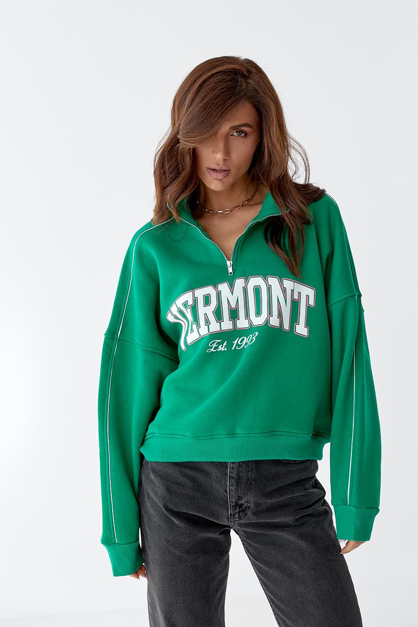Світшот жіночий oversize M Зелений (9443196)