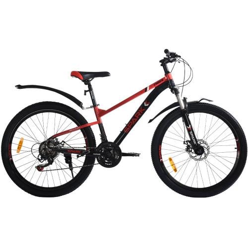 Велосипед Spark EMBER колеса 26" стальная рама 13" Черный с красным (000239238)