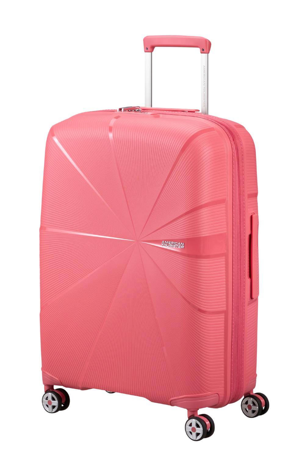 Чемодан American Tourister STARVIBE 67х46х27/30 см Коралловый (MD5*00003)