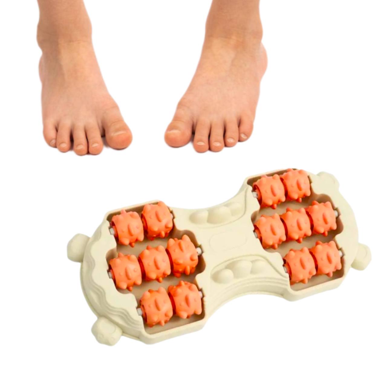 Массажер для ног роликовый Оранжевый (09b26d23) - фото 2