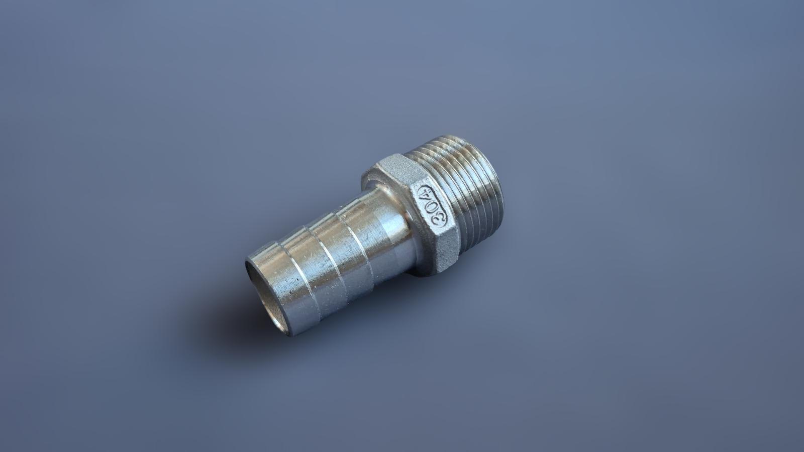 Штуцер шланговый резьбовой DN25 AISI304 BSPP елка н/ж сталь ЗР 25 мм 1" (29203186) - фото 8 Штуцер шланговый резьбовой DN25 AISI304 BSPP елка н/ж сталь ЗР 25 мм 1" (29203186) - фото 8