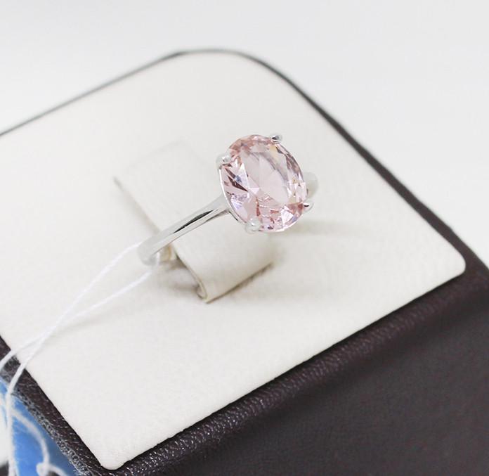 Кольцо серебряное с морганитом р. 19 2,74 г (1530825052)