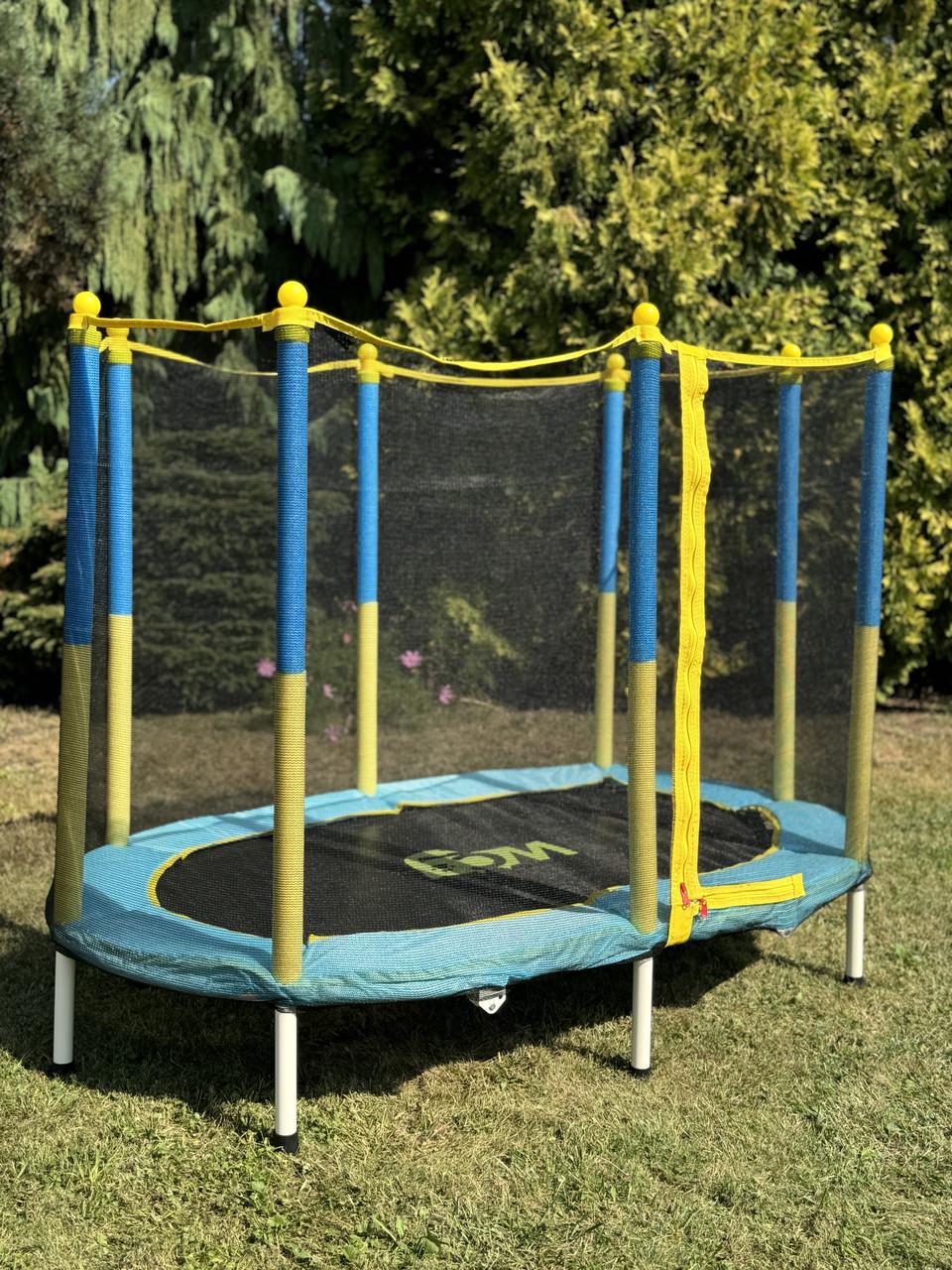 Батут-манеж WCG Oval овальный с сеткой 122 см (2371515306_tren_2) - фото 6 Батут-манеж WCG Oval овальный с сеткой 122 см (2371515306_tren_2) - фото 6