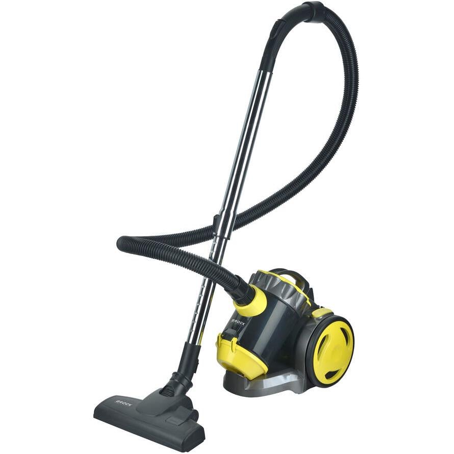 Пылесос контейнерный BROCK BVC 8056 YT 800Вт 2 л 3,8 м HEPA фильтр Черно-Желтый (15777644)